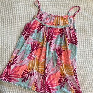 Spaghetti strap tropical tank